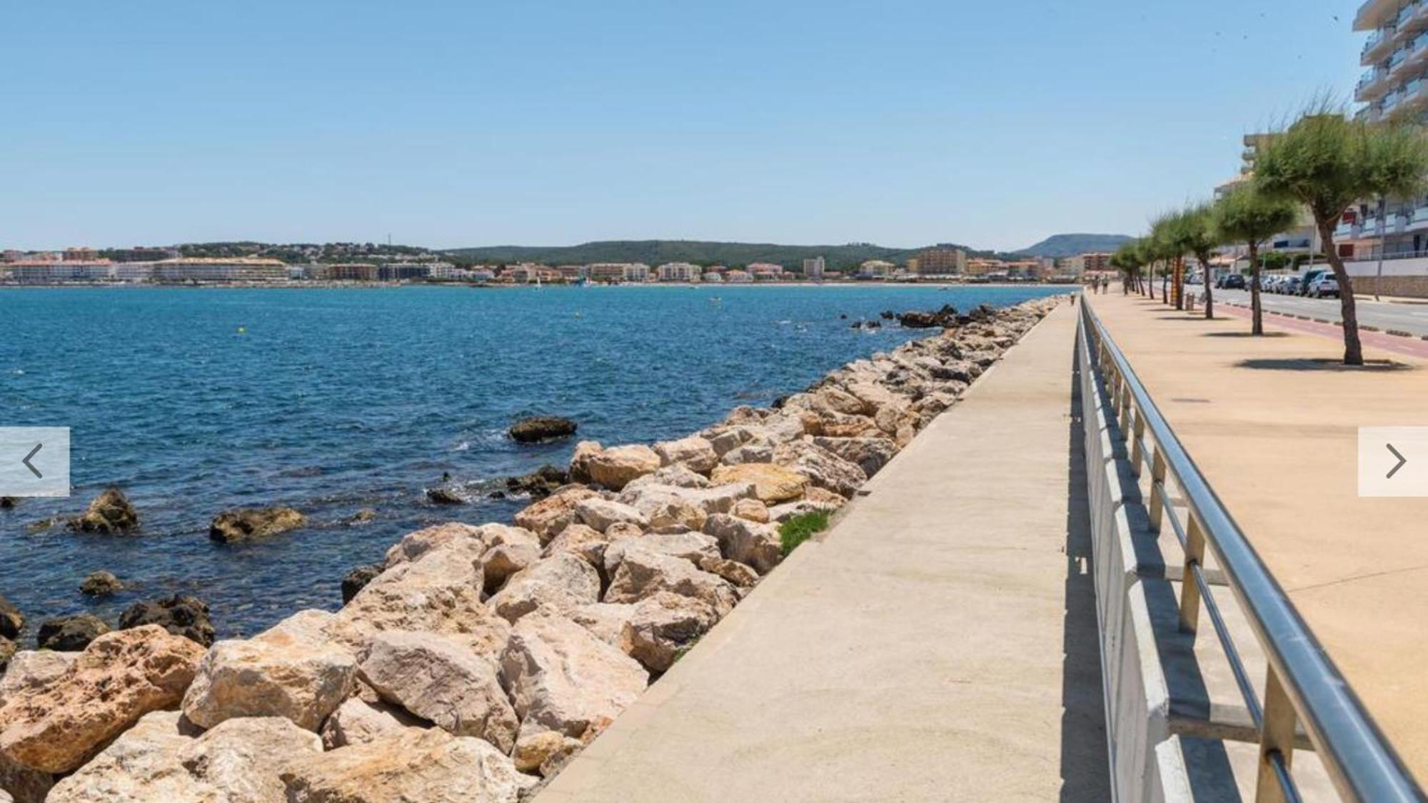Apartamento Orsa-Atico Con Vista Al Mar Y Piscina L' Escala Exterior foto